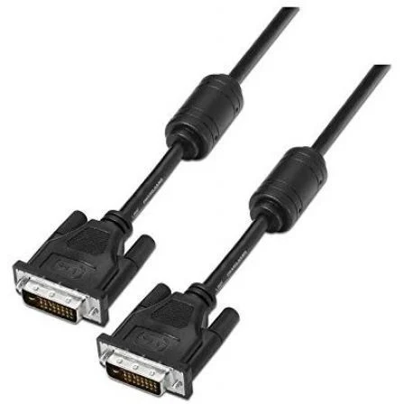 Nanocable Cable DVI Dual Link 24+1 Macho-Macho 1,8m Negro